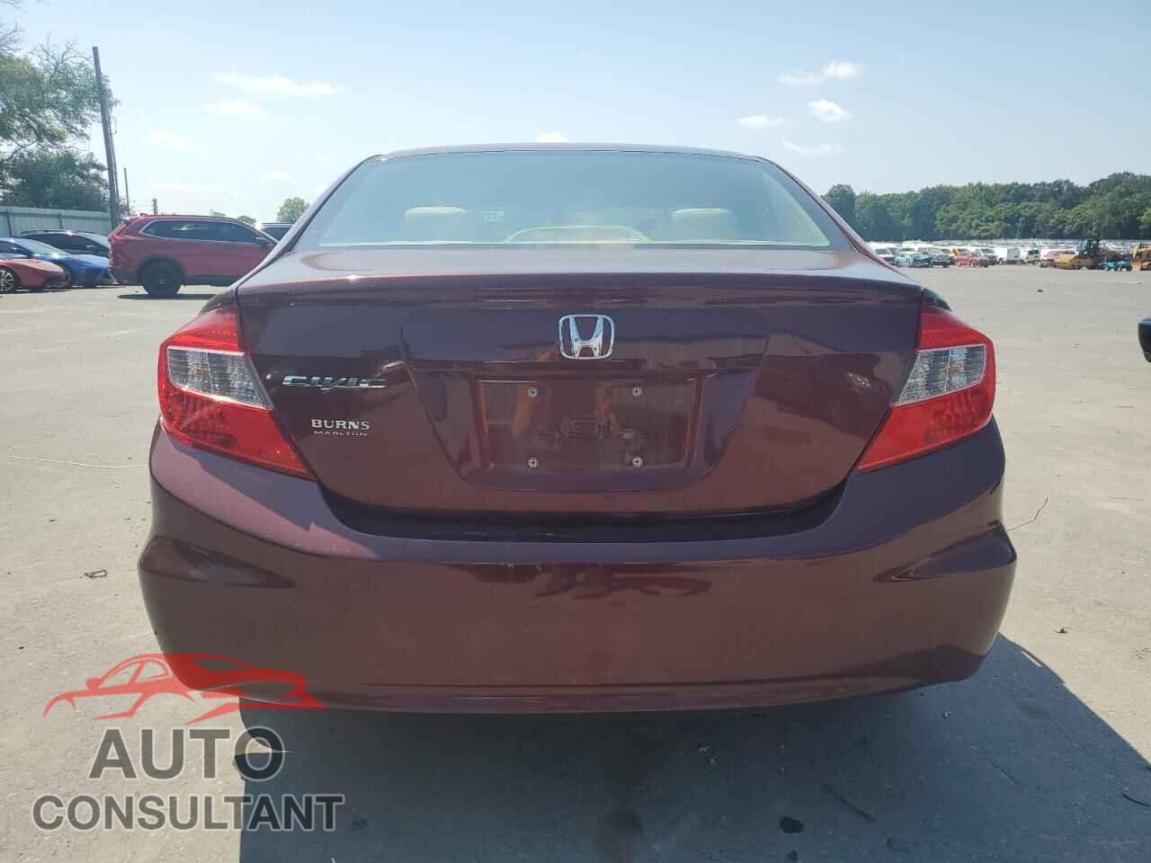 HONDA CIVIC 2012 - 19XFB2F52CE377332