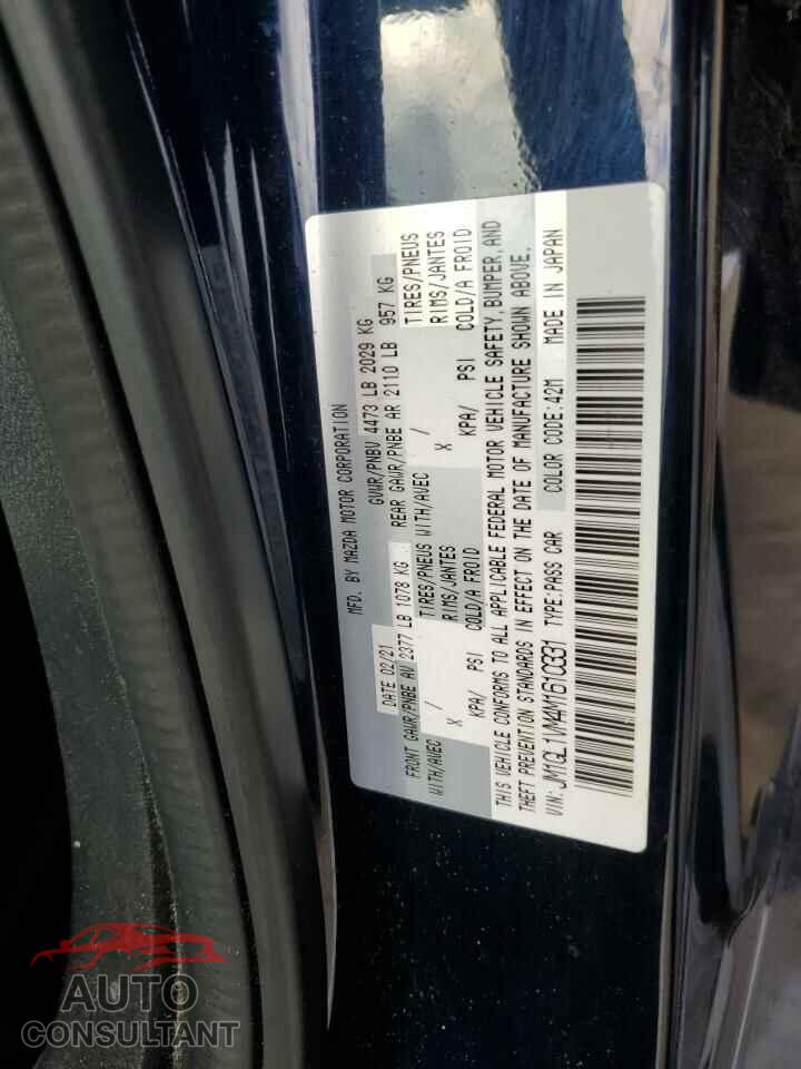 MAZDA 6 2021 - JM1GL1VM4M1610331