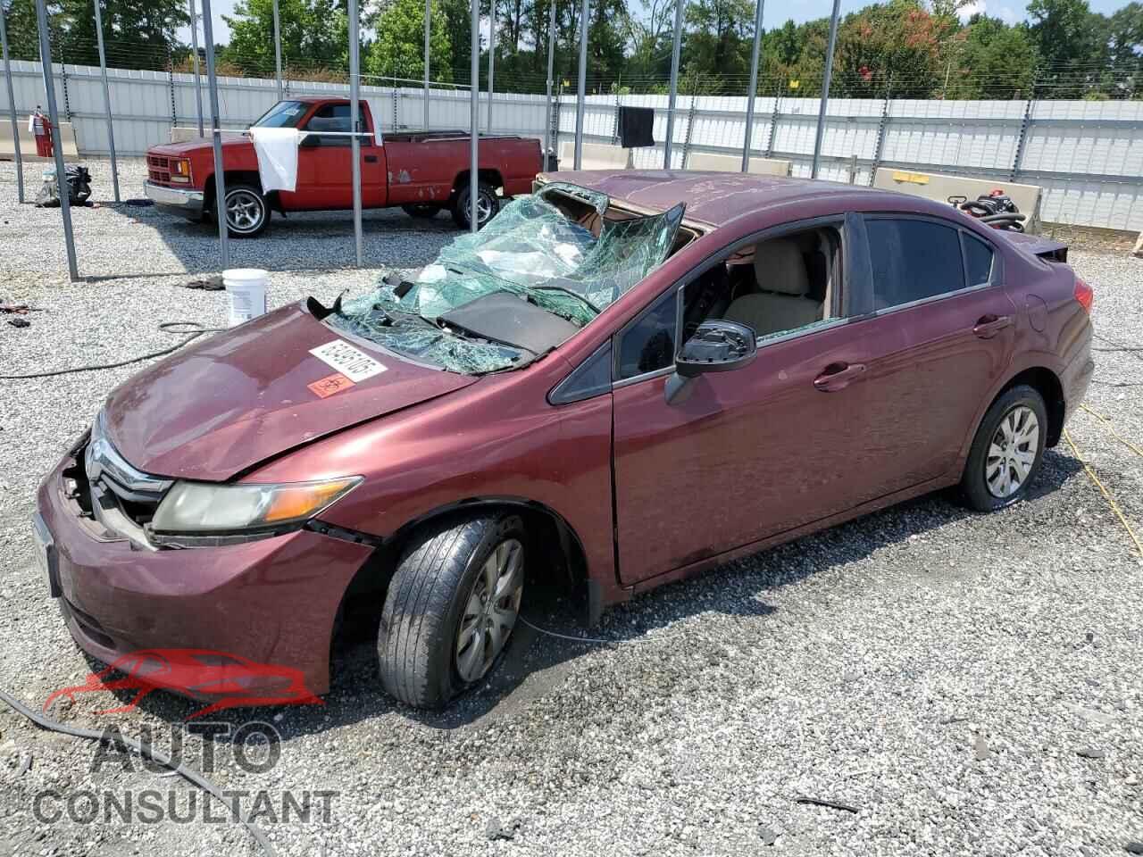 HONDA CIVIC 2012 - 2HGFB2F59CH557543