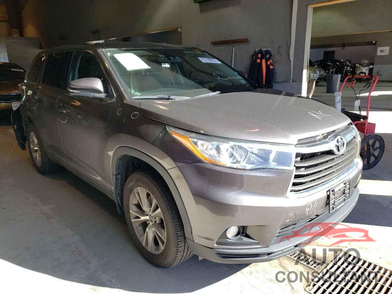 TOYOTA HIGHLANDER 2016 - 5TDBKRFH4GS312303