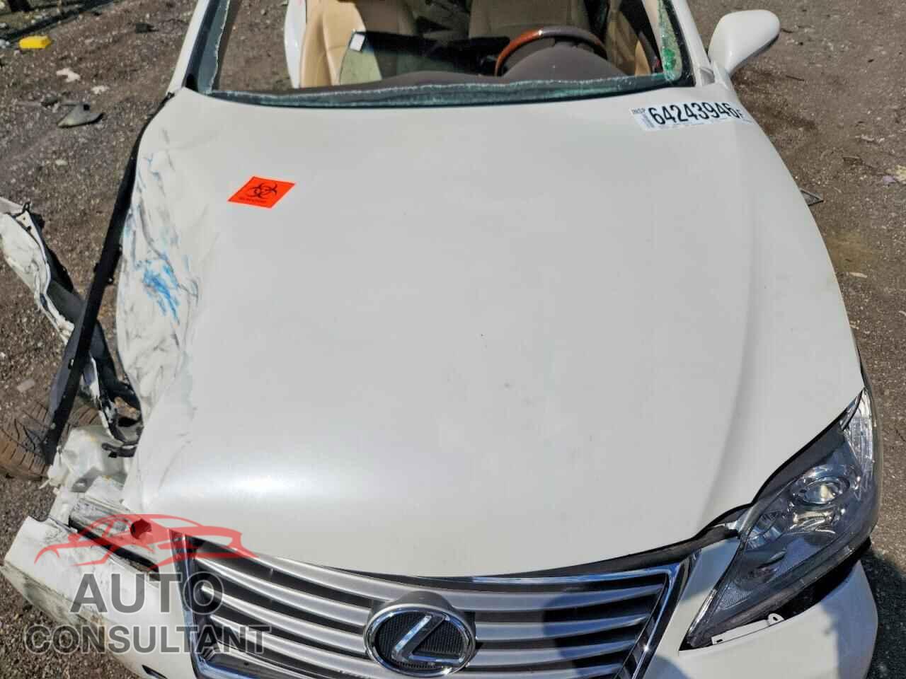 LEXUS ES350 2012 - JTHBK1EG6C2479434