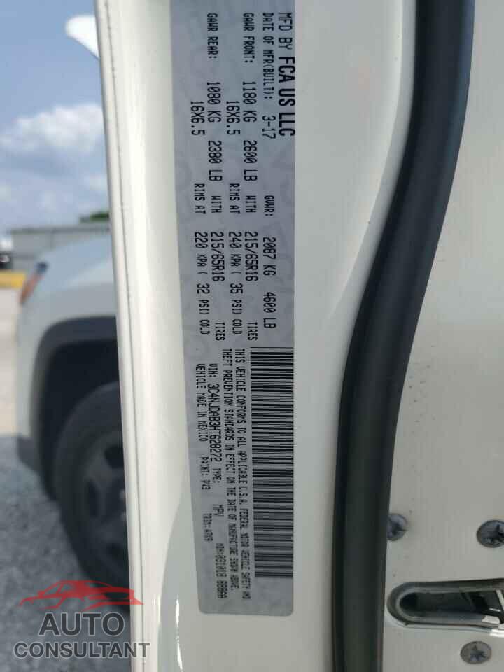 JEEP COMPASS 2017 - 3C4NJDAB3HT628272