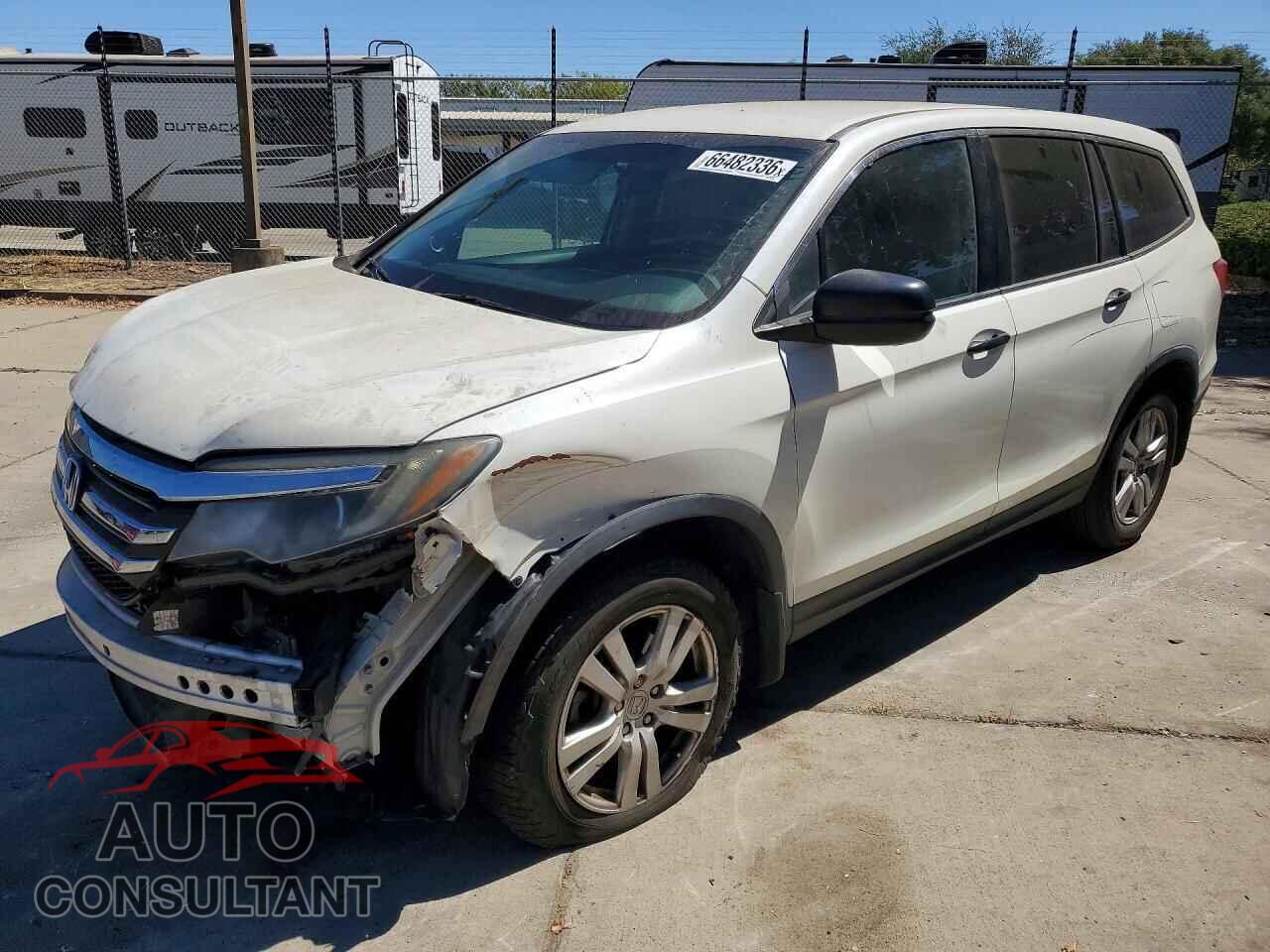HONDA PILOT 2017 - 5FNYF5H11HB044632