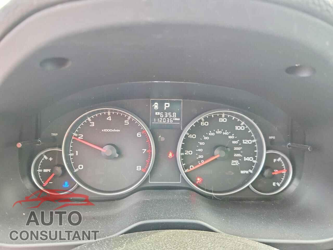 SUBARU OUTBACK 2013 - 4S4BRCCC4D3207092