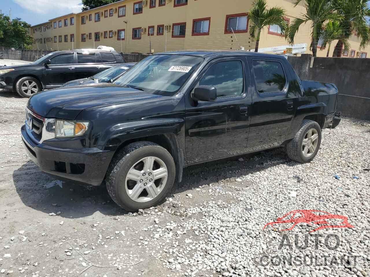 HONDA RIDGELINE 2009 - 5FPYK16579B100558
