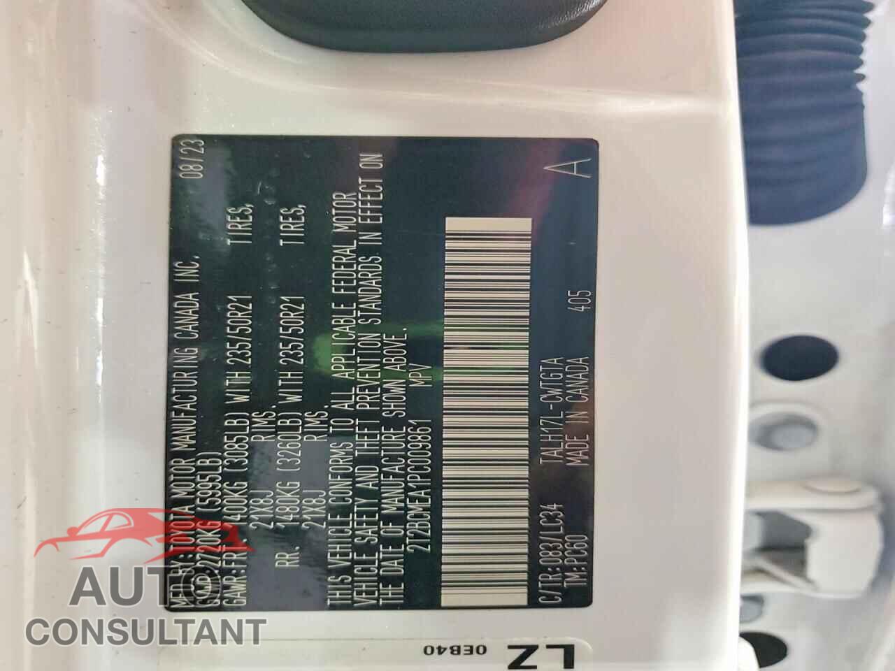 LEXUS RX450 2023 - 2T2BCMEA1PC009861
