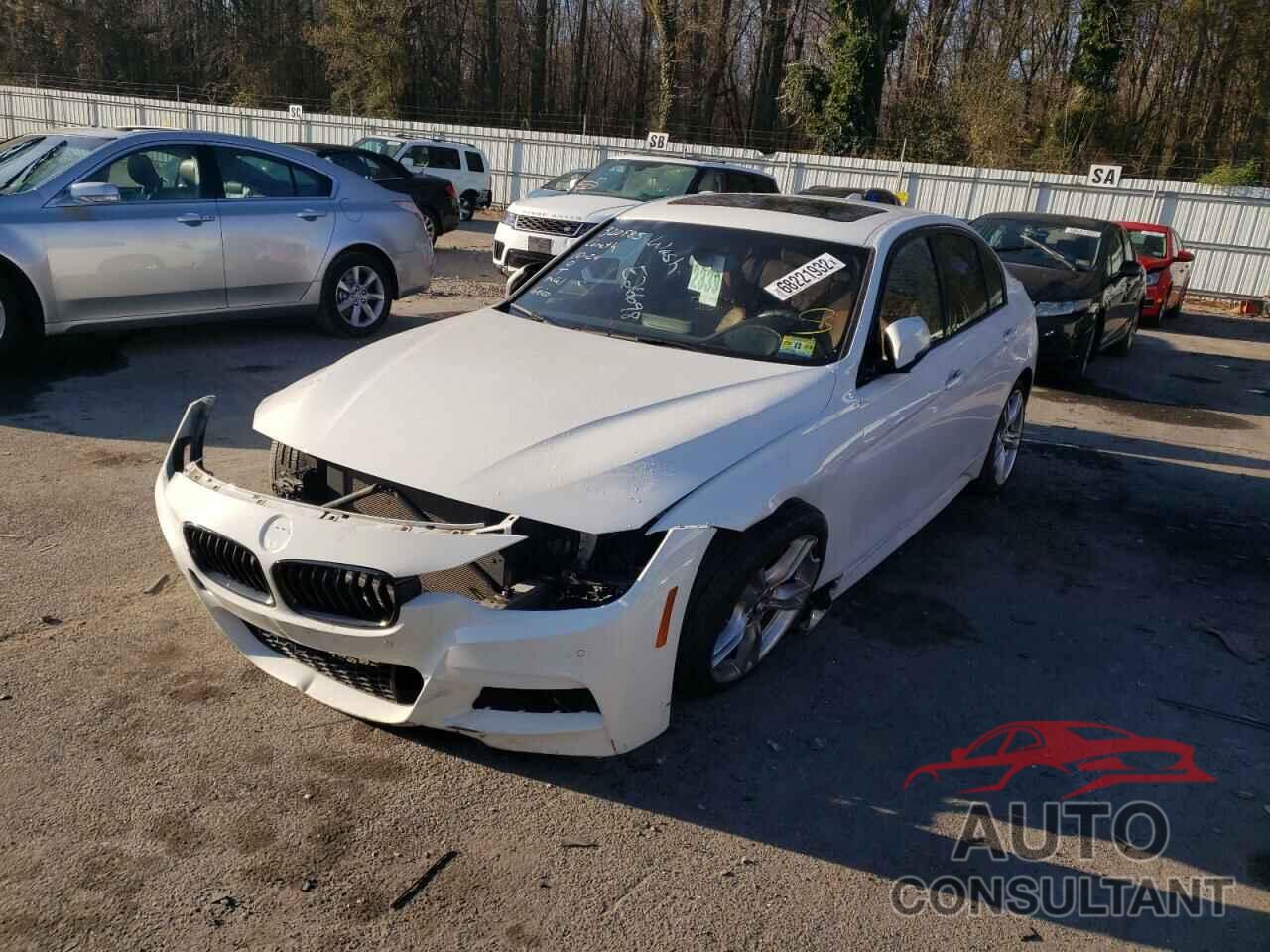 BMW 3 SERIES 2016 - WBA8B7G52GNT14881