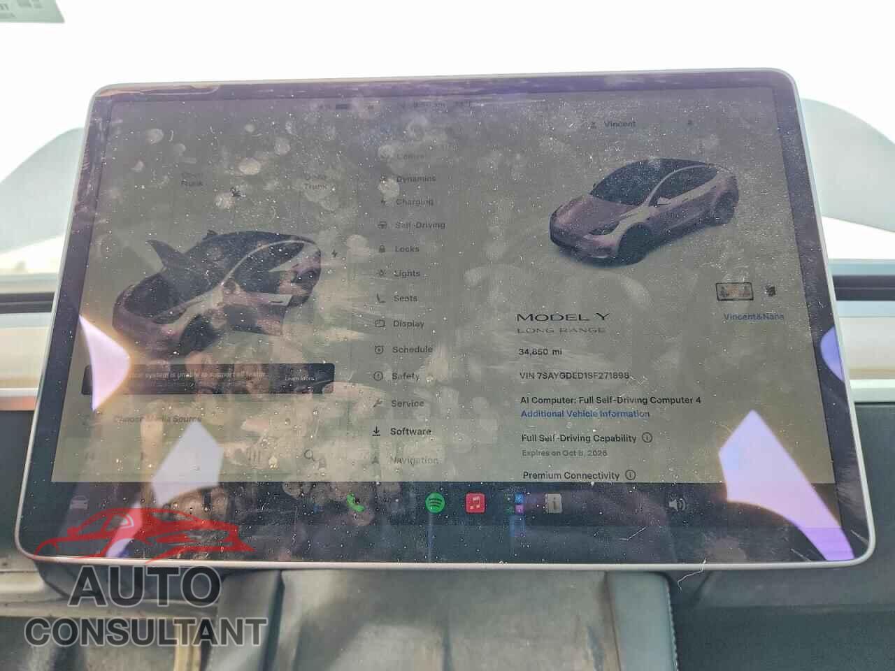TESLA MODEL Y 2025 - 7SAYGDED1SF271898