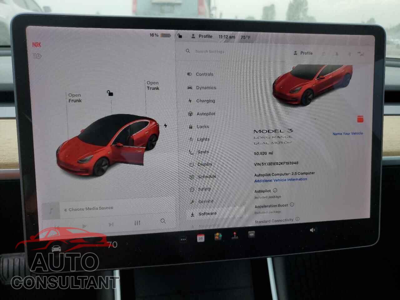 TESLA MODEL 3 2019 - 5YJ3E1EB2KF193948