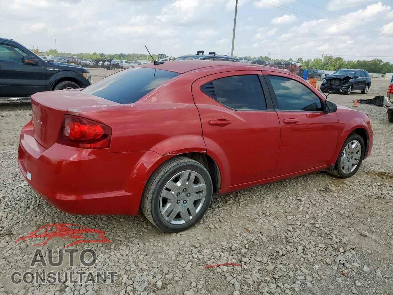 DODGE AVENGER 2013 - 1C3CDZAB9DN752007