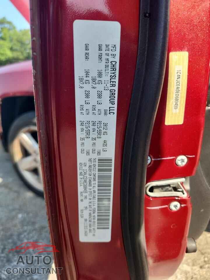 JEEP COMPASS 2014 - 1C4NJCEA0ED680455