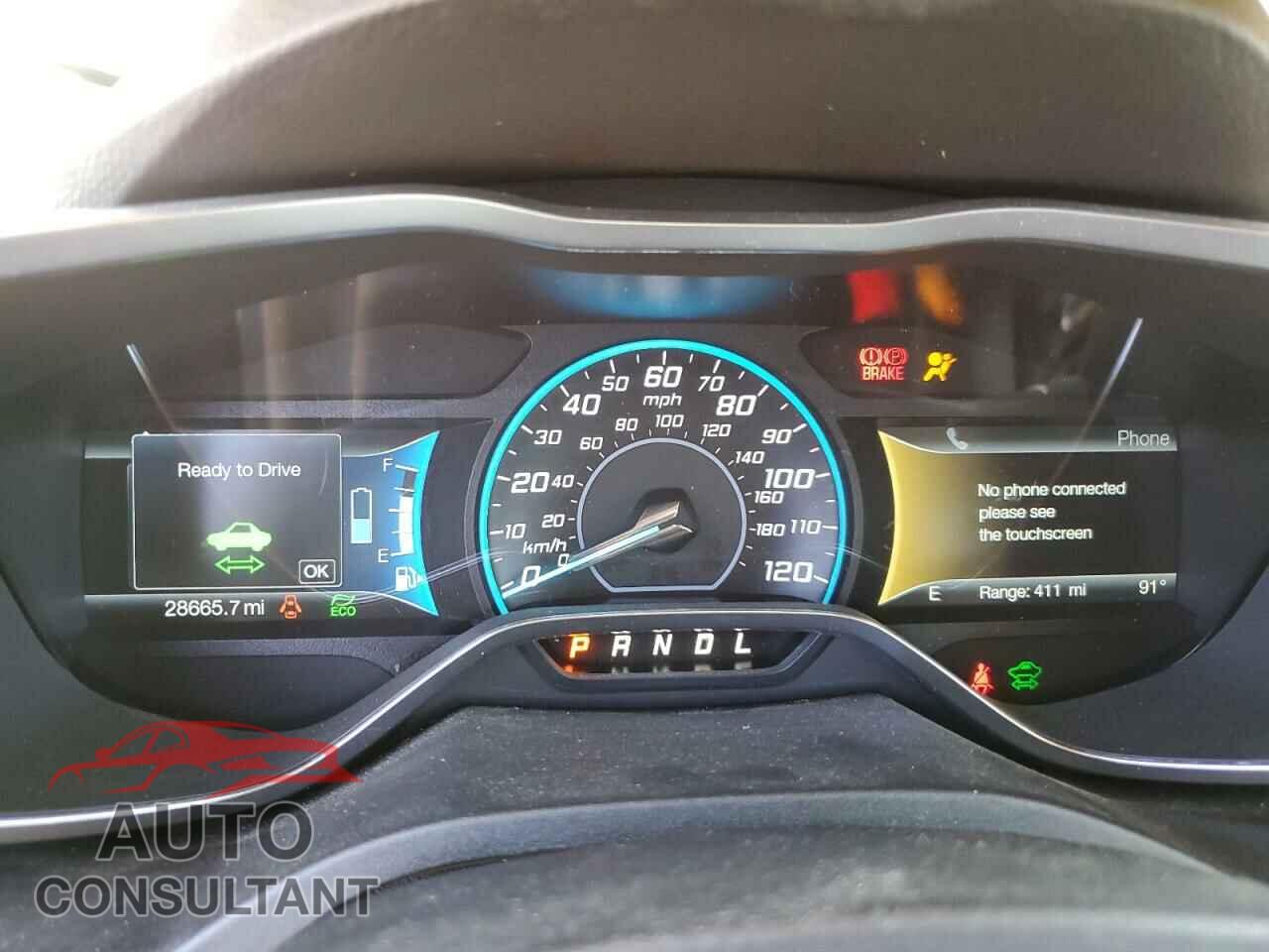 FORD CMAX 2017 - 1FADP5DU0HL119142