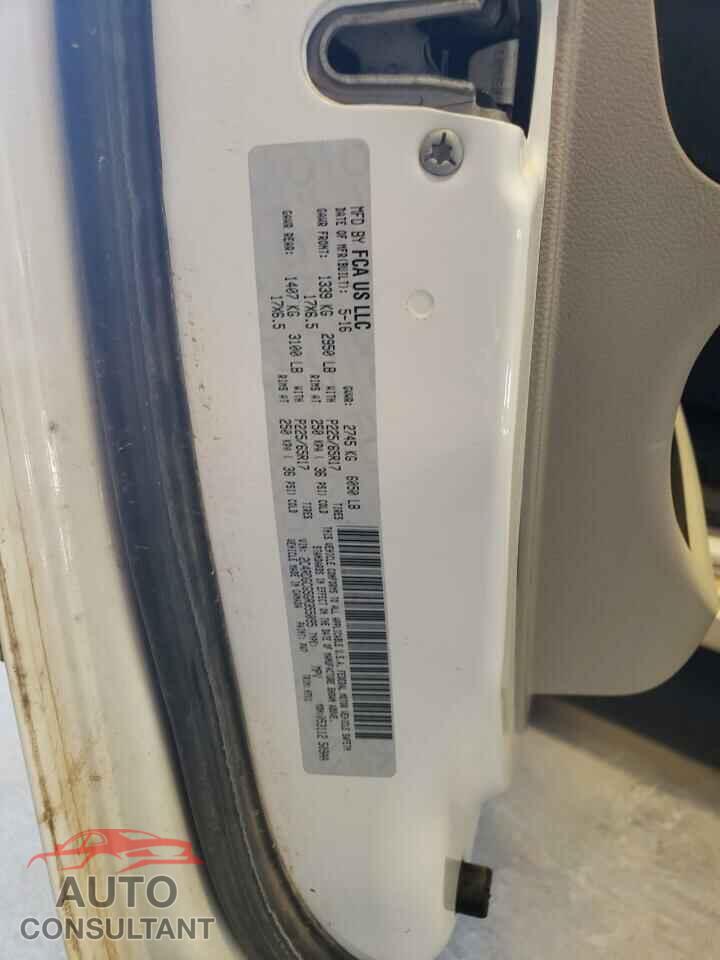 DODGE CARAVAN 2016 - 2C4RDGCG5GR355095