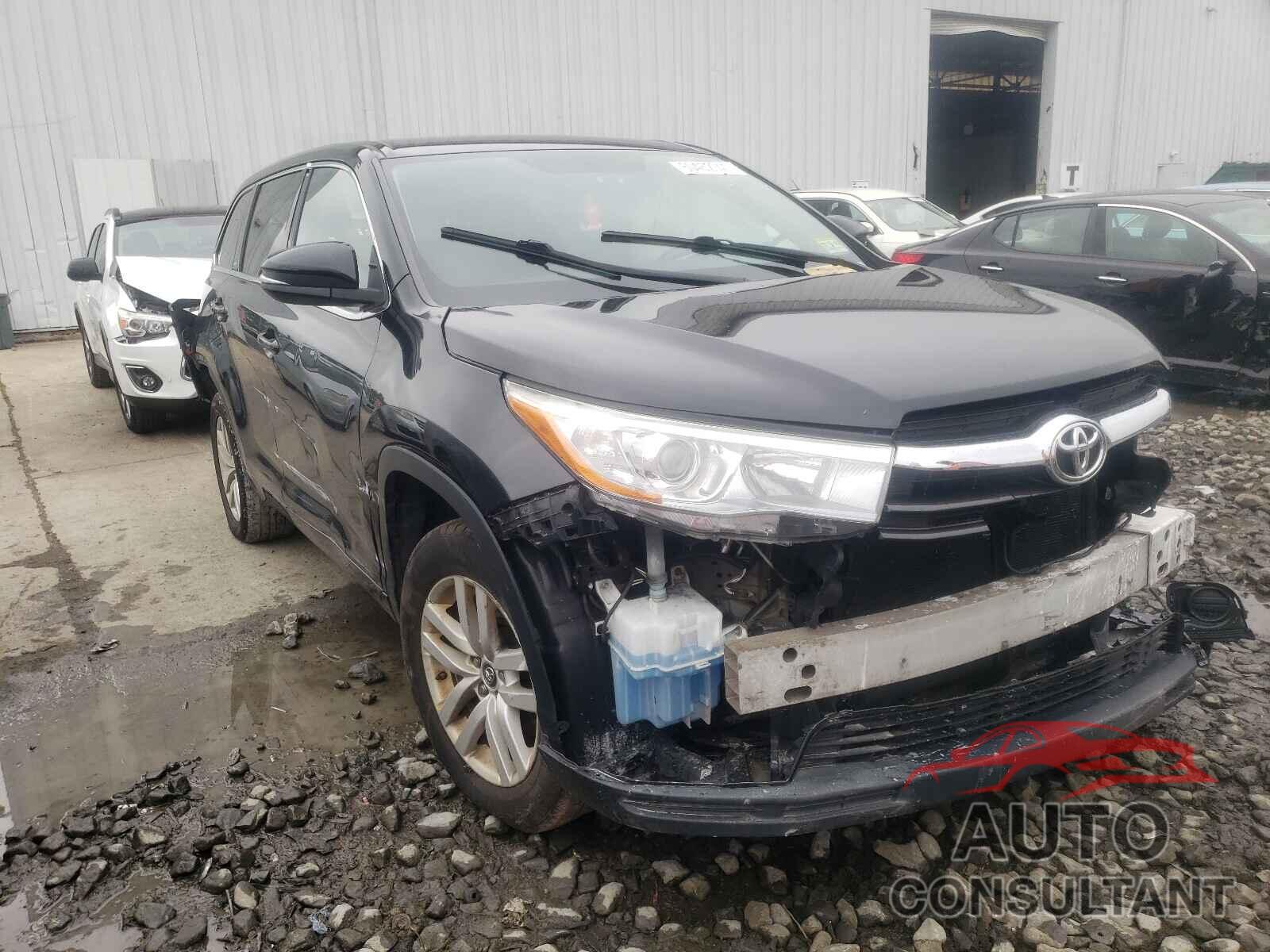 TOYOTA HIGHLANDER 2016 - 5TDZARFHXGS022262
