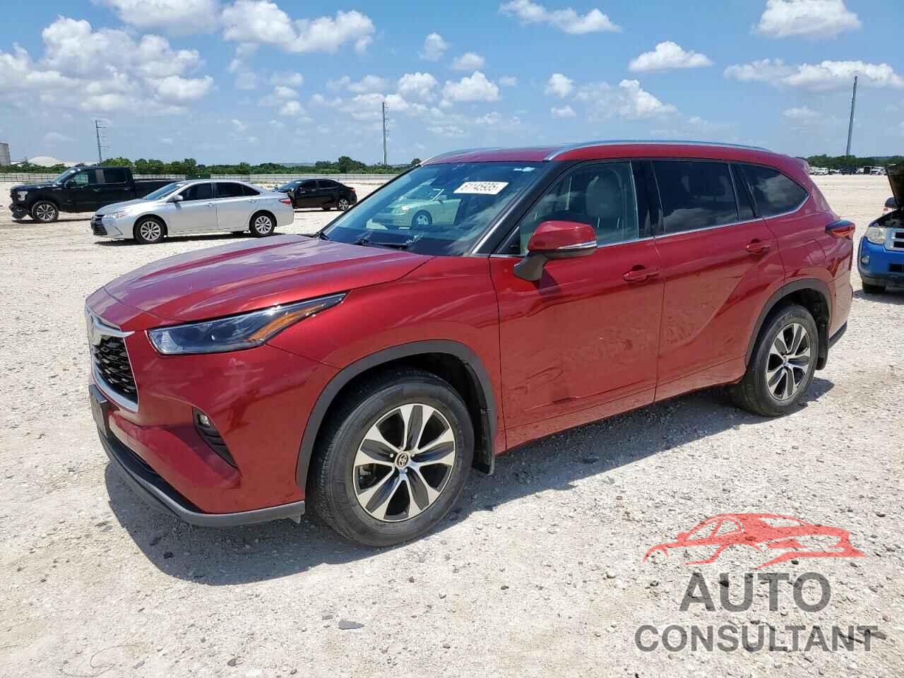 TOYOTA HIGHLANDER 2021 - 5TDGZRAH7MS042388