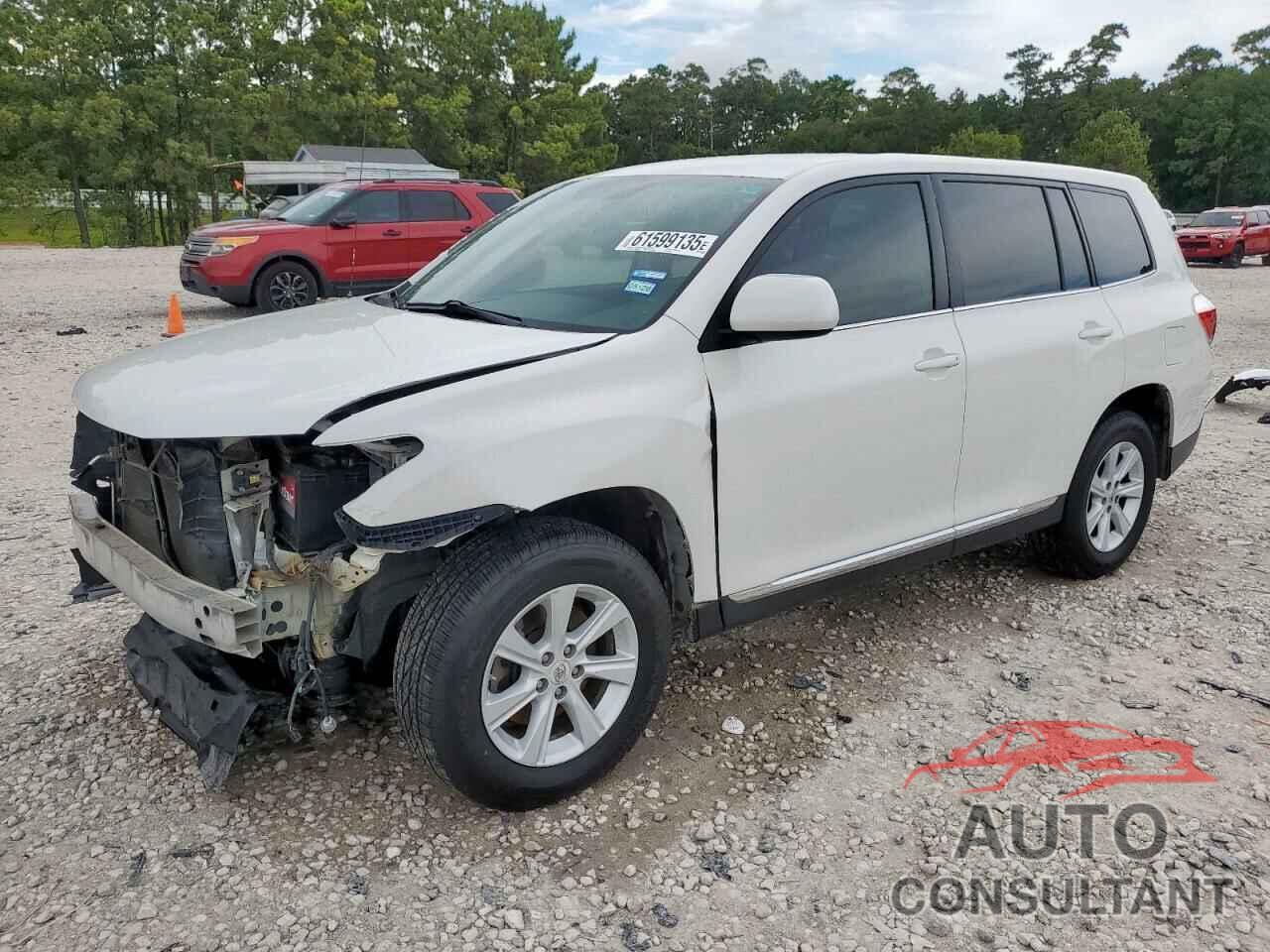 TOYOTA HIGHLANDER 2012 - 5TDZA3EH6CS027144