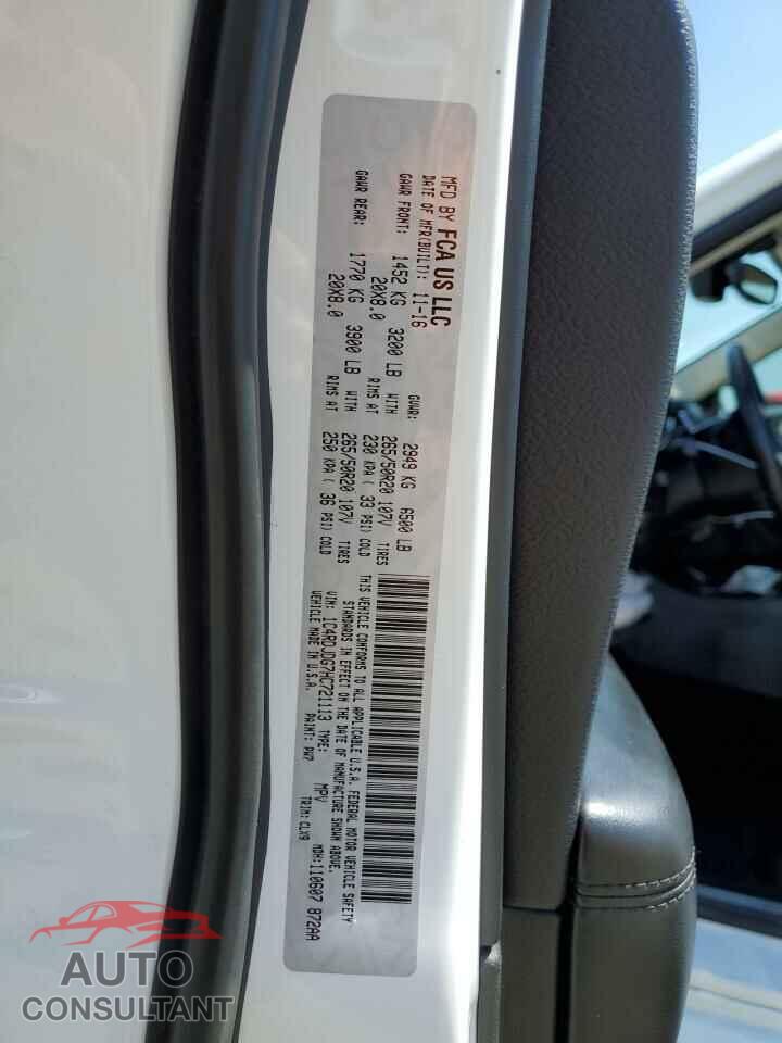 DODGE DURANGO 2017 - 1C4RDJDG7HC721113