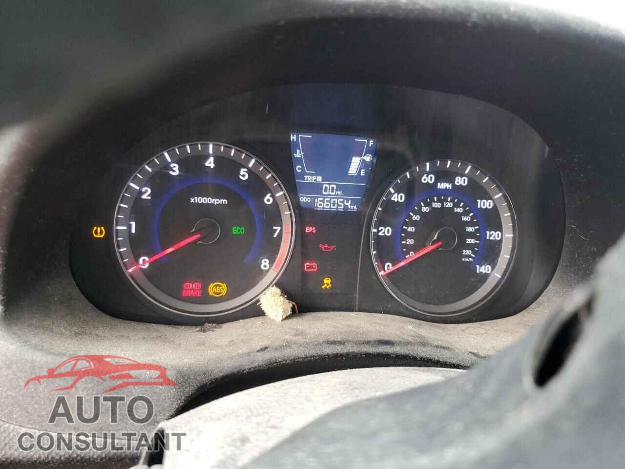 HYUNDAI ACCENT 2013 - KMHCU5AE8DU074091