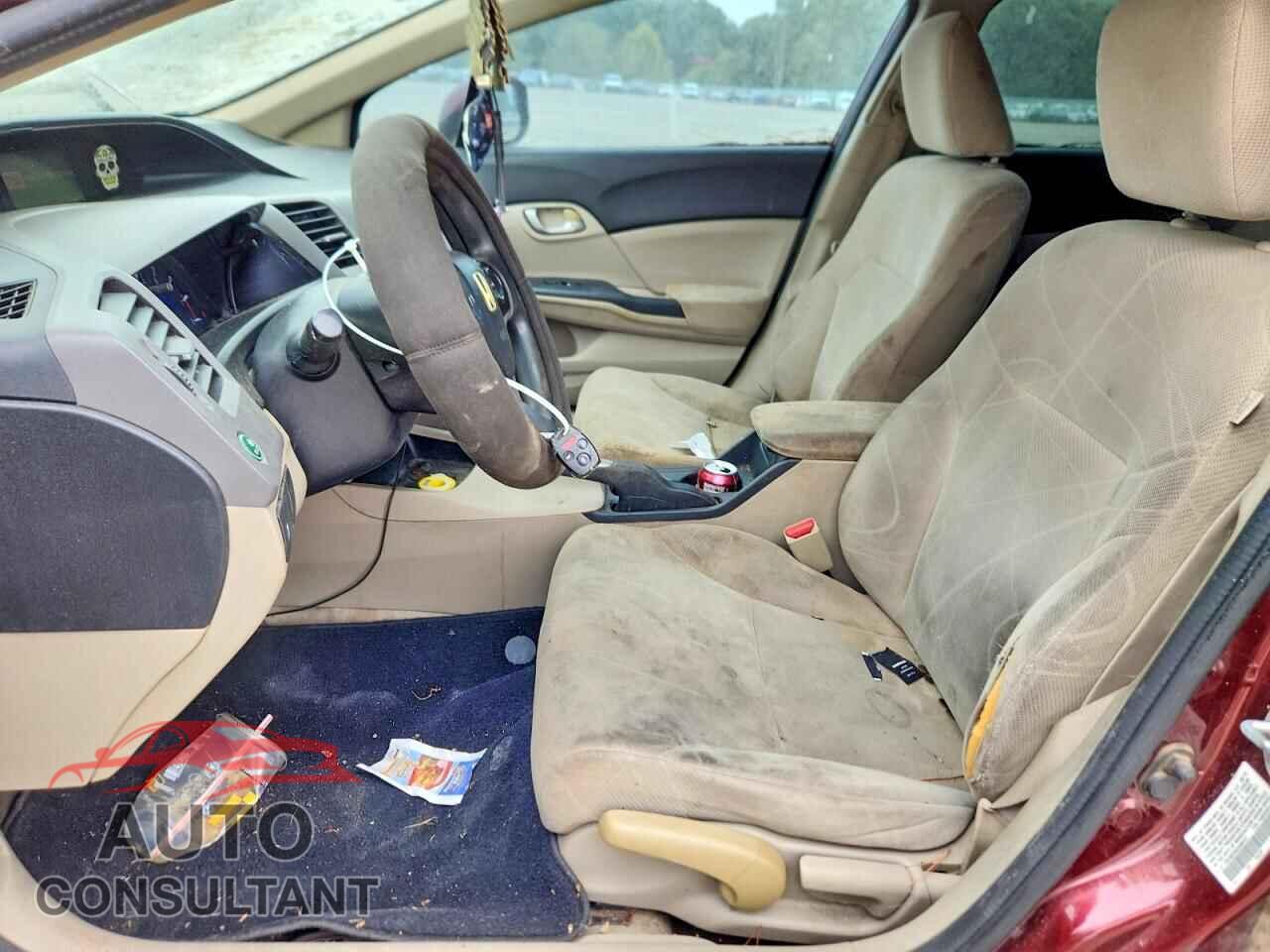 HONDA CIVIC 2012 - 19XFB2F50CE366121