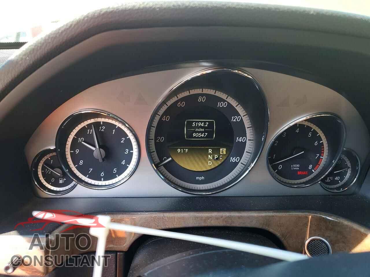 MERCEDES-BENZ E-CLASS 2012 - WDDHF5KBXCA641027