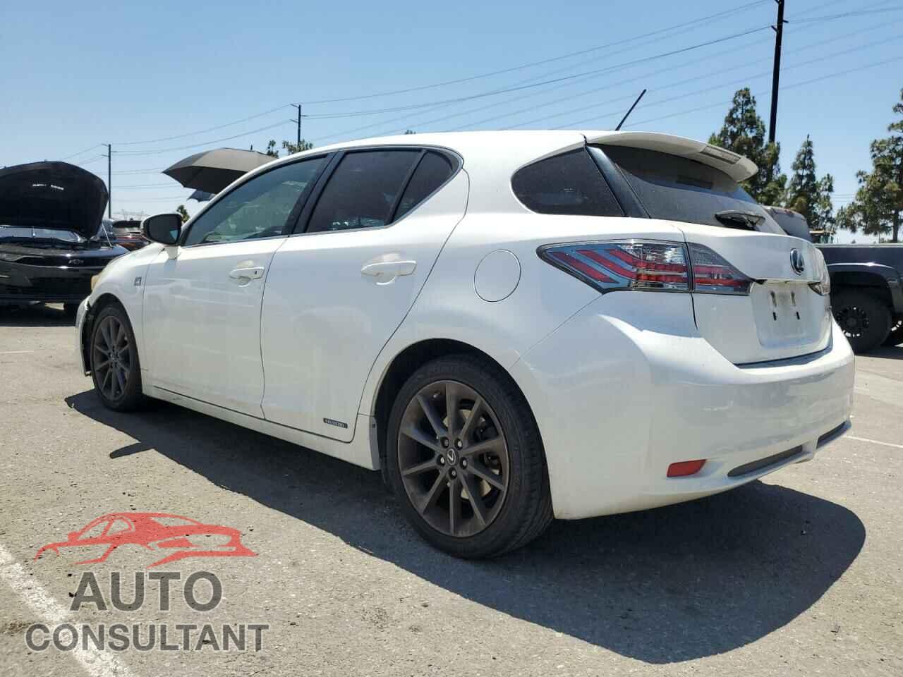 LEXUS CT 200 2012 - JTHKD5BH2C2097366
