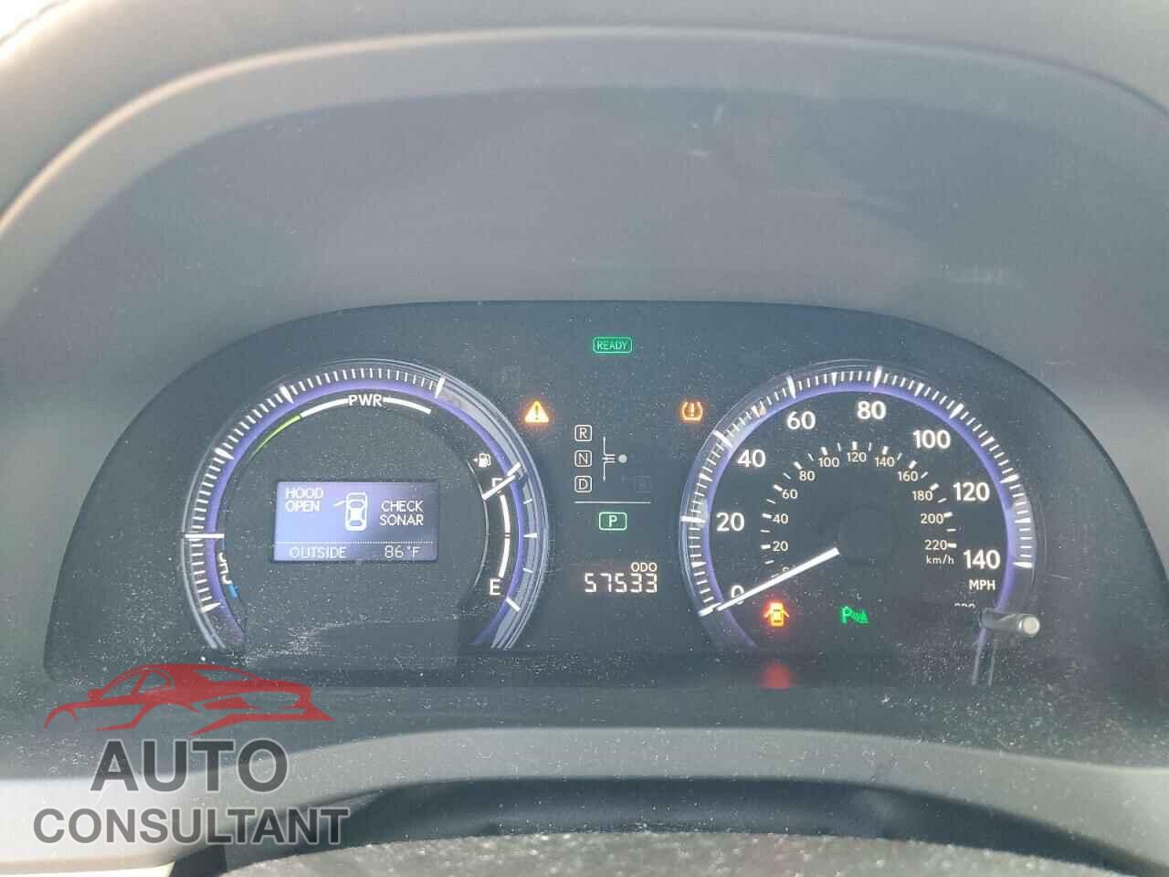 LEXUS HS 2011 - JTHBB1BA2B2046207