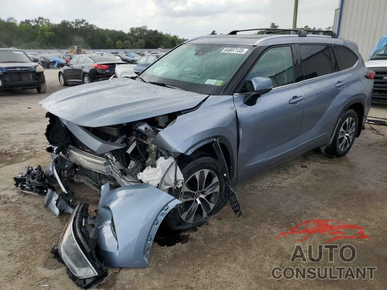 TOYOTA HIGHLANDER 2021 - 5TDHZRBH2MS109059