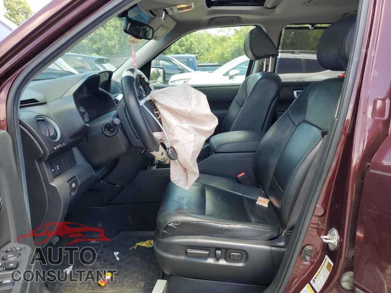 HONDA PILOT 2012 - 5FNYF3H96CB026811