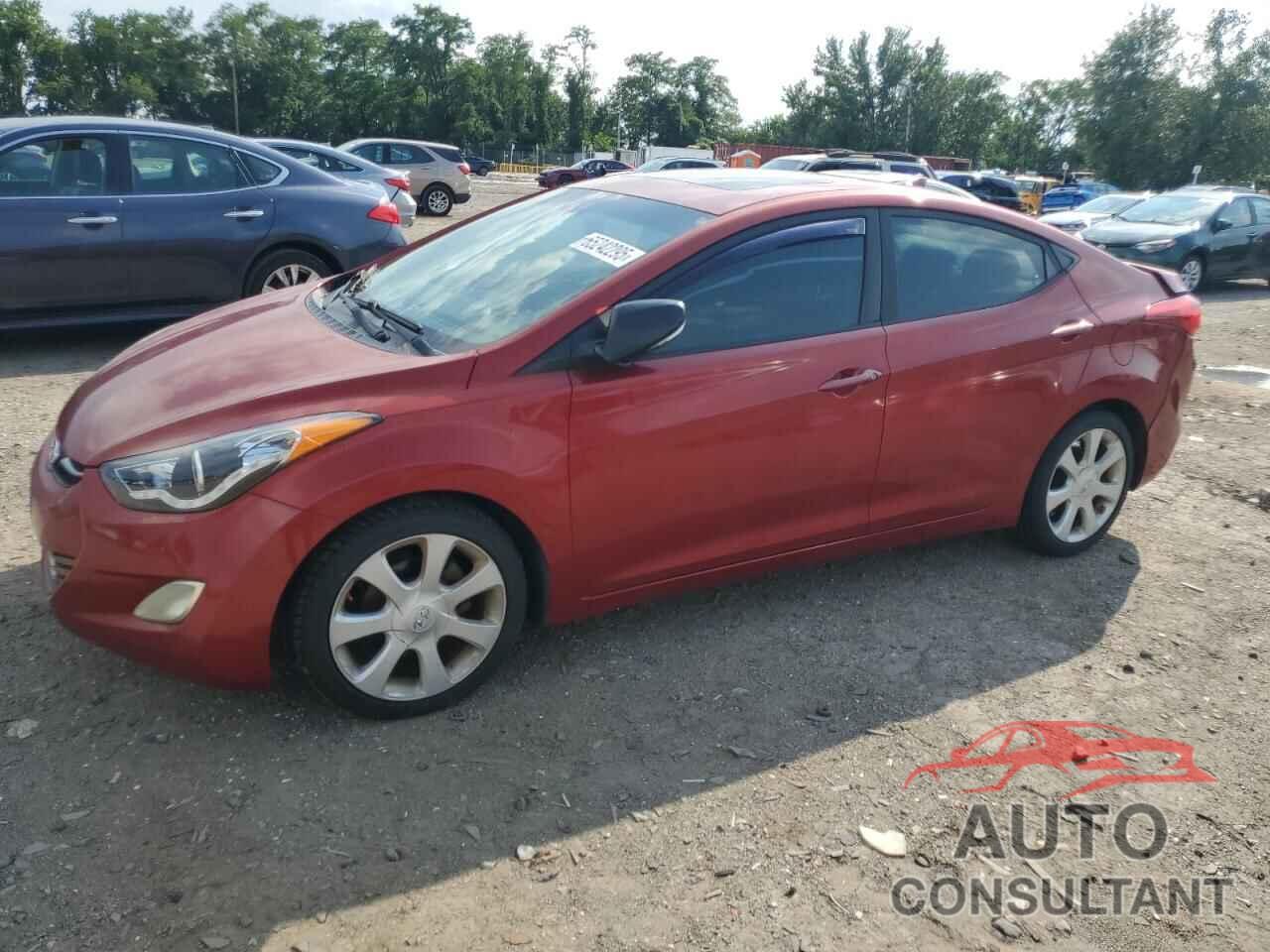 HYUNDAI ELANTRA 2012 - KMHDH4AE3CU274331