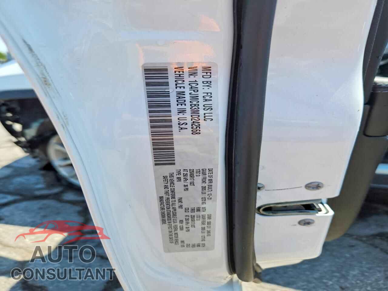 JEEP CHEROKEE 2021 - 1C4PJMCB3MD242568