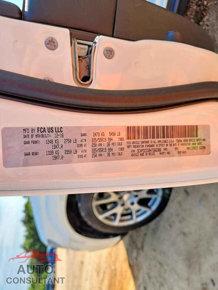 DODGE JOURNEY 2017 - 3C4PDCEG8HT566366