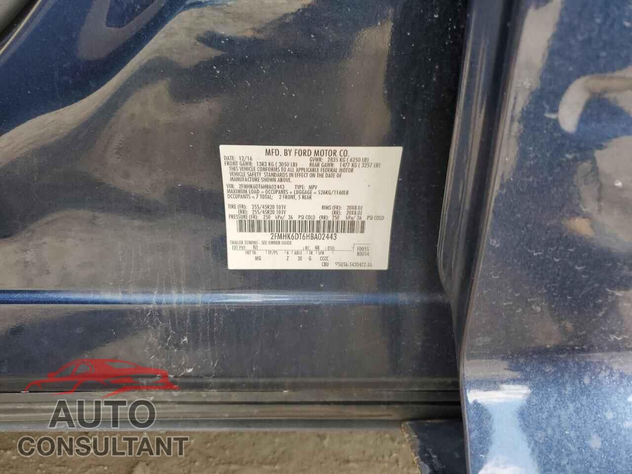 FORD FLEX 2017 - 2FMHK6DT6HBA02443