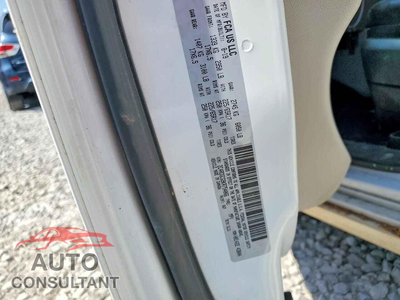 DODGE CARAVAN 2019 - 2C4RDGCG9KR754066