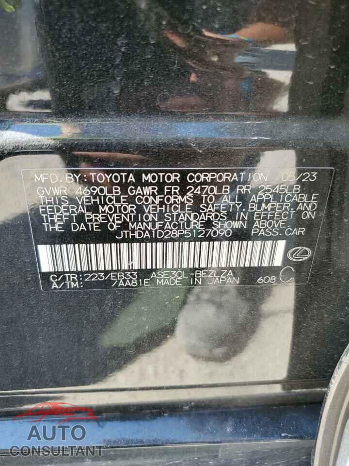 LEXUS IS 2023 - JTHDA1D28P5127090