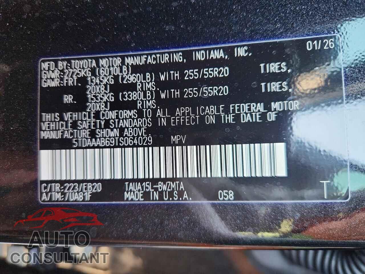 LEXUS UNKNOWN 2026 - 5TDAAAB69TS064029