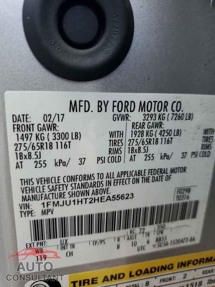 FORD EXPEDITION 2017 - 1FMJU1HT2HEA55623