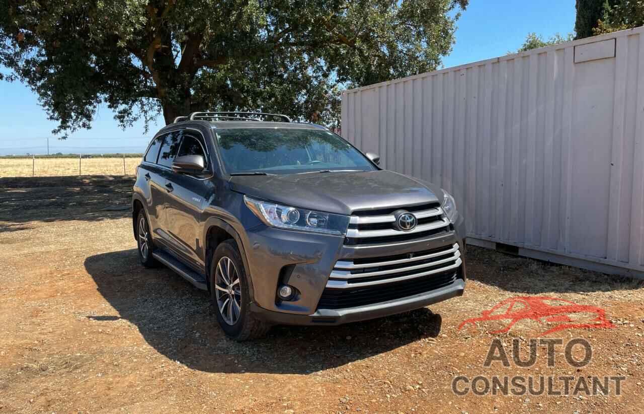 TOYOTA HIGHLANDER 2019 - 5TDDGRFH2KS068556