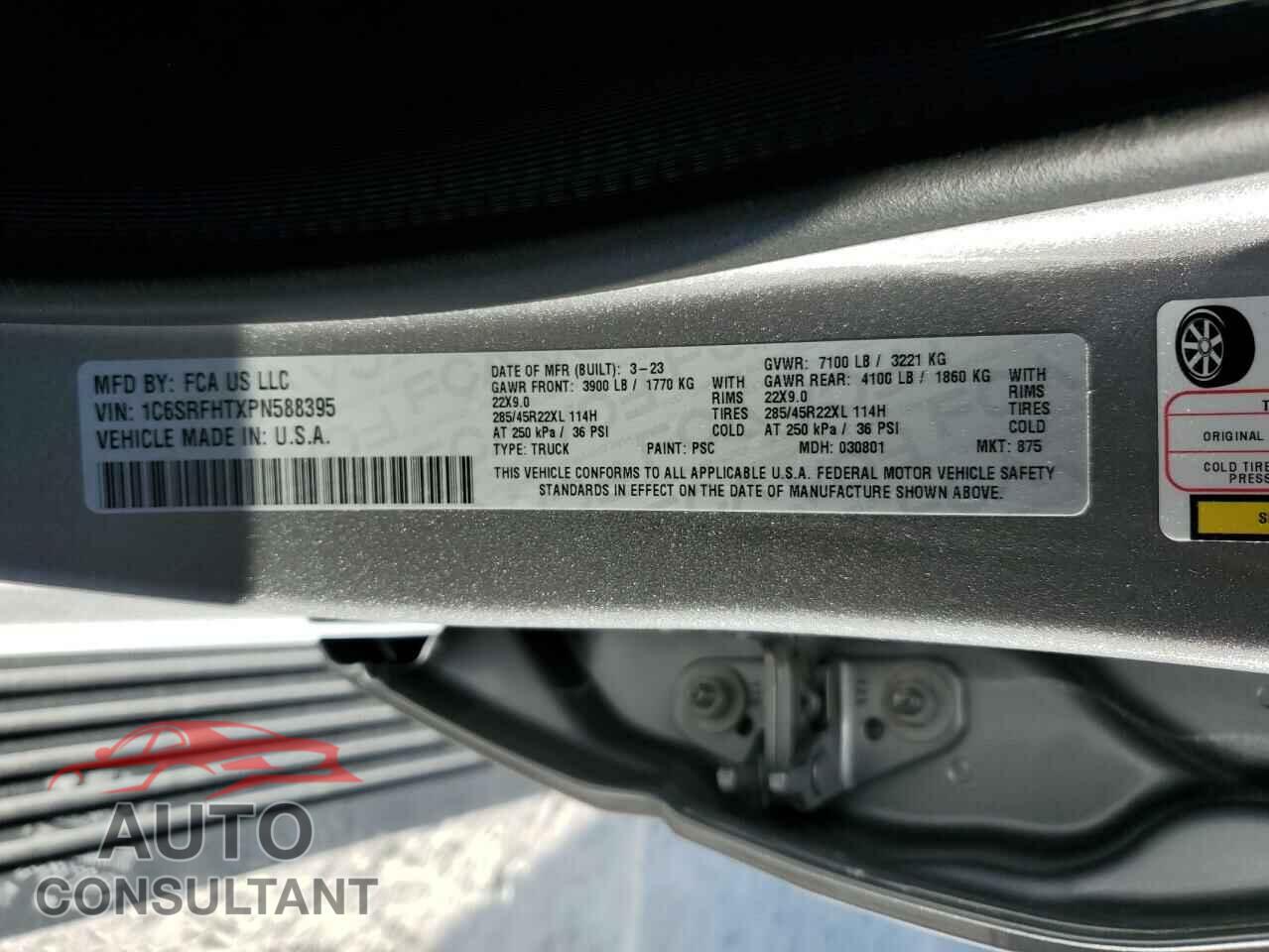 RAM 1500 2023 - 1C6SRFHTXPN588395