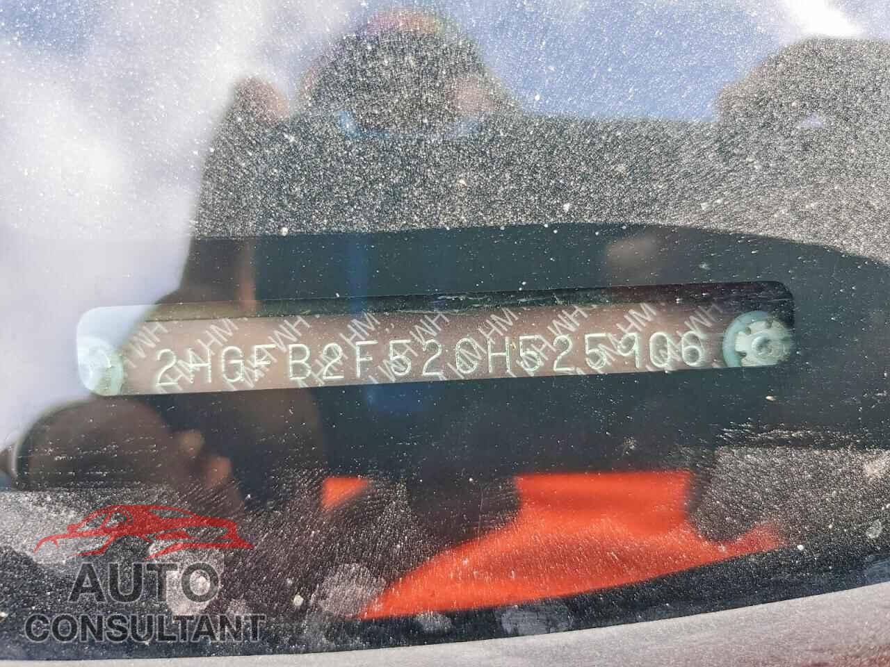 HONDA CIVIC 2012 - 2HGFB2F52CH525906