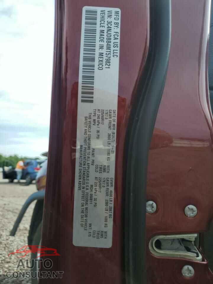 JEEP COMPASS 2021 - 3C4NJDBB4MT579821