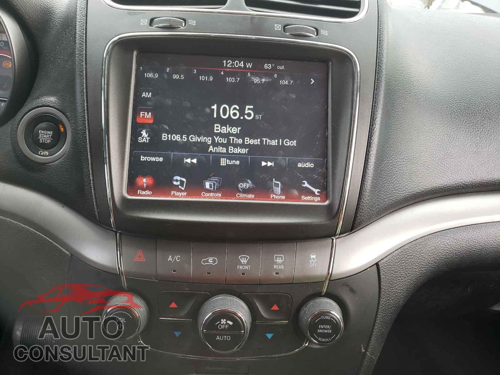 DODGE JOURNEY 2017 - 3C4PDCGBXHT564572