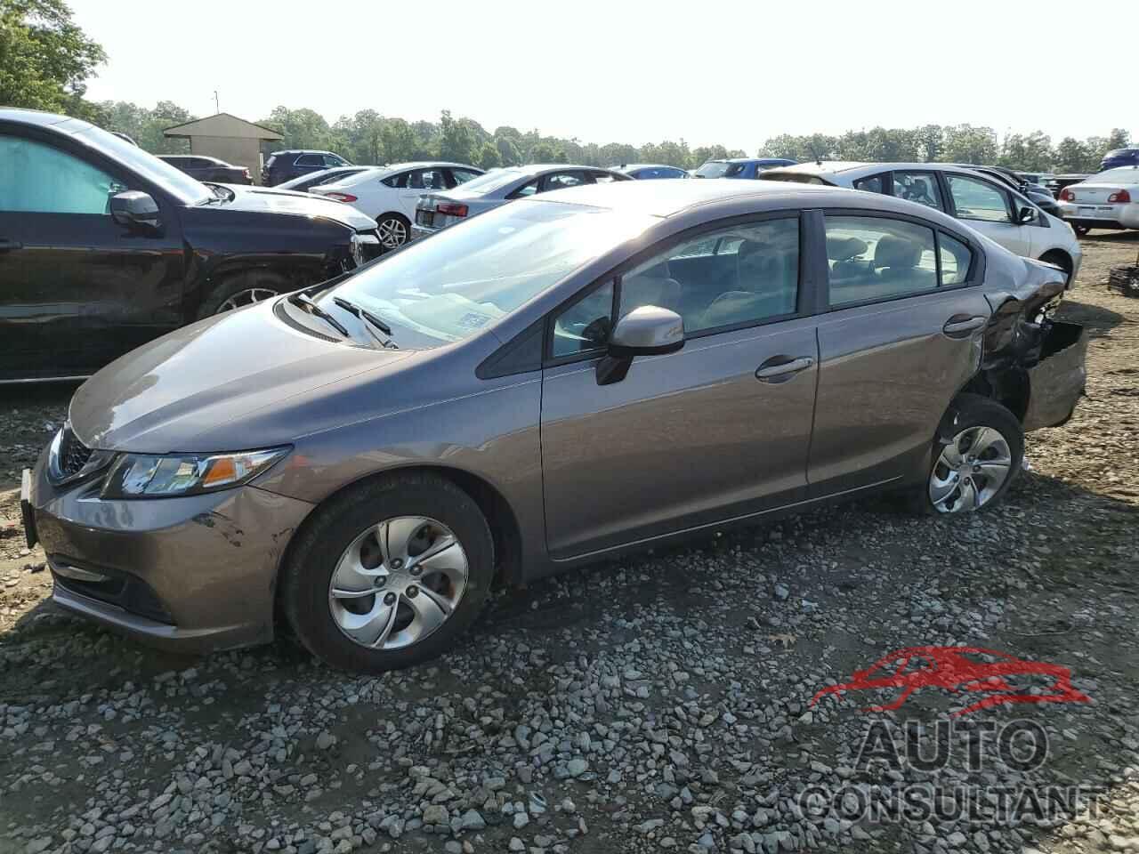 HONDA CIVIC 2013 - 19XFB2F57DE291399