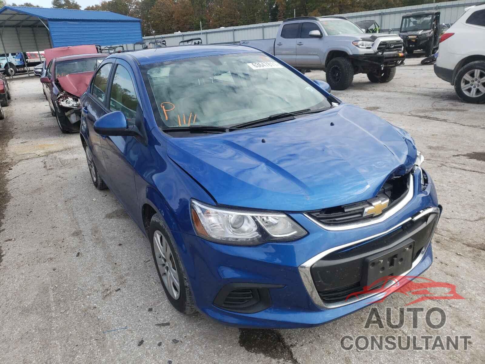 CHEVROLET SONIC 2017 - 1G1JB5SH3H4166699