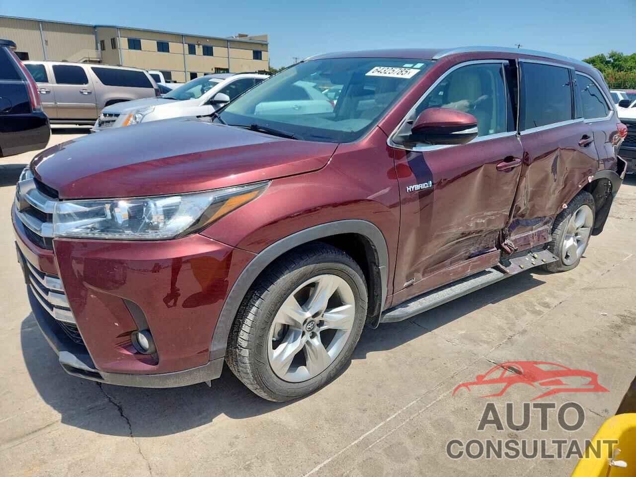 TOYOTA HIGHLANDER 2019 - 5TDDGRFH1KS075448