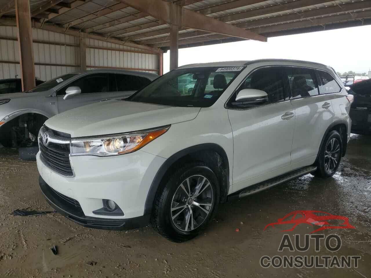 TOYOTA HIGHLANDER 2016 - 5TDKKRFH3GS155024