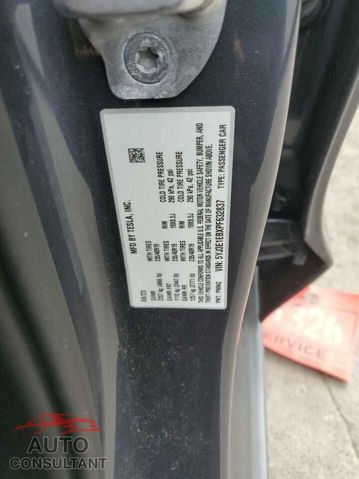 TESLA MODEL 3 2023 - 5YJ3E1EBXPF632837