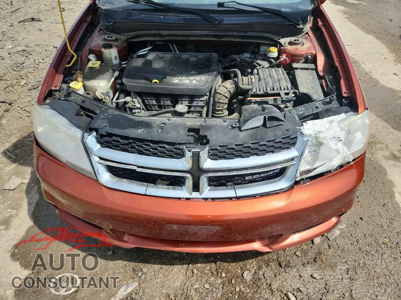 DODGE AVENGER 2012 - 1C3CDZCBXCN154570