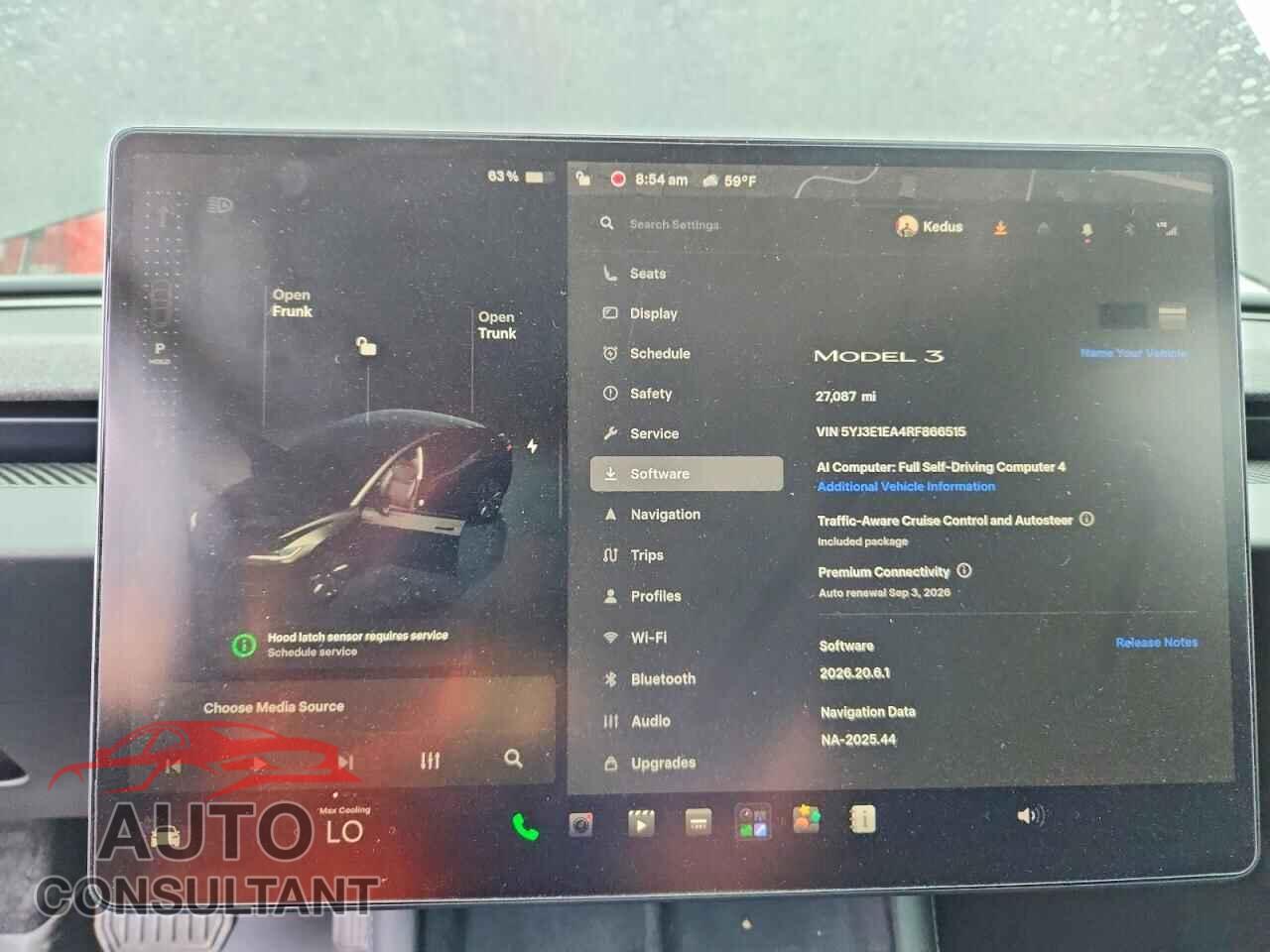 TESLA MODEL 3 2024 - 5YJ3E1EA4RF866515