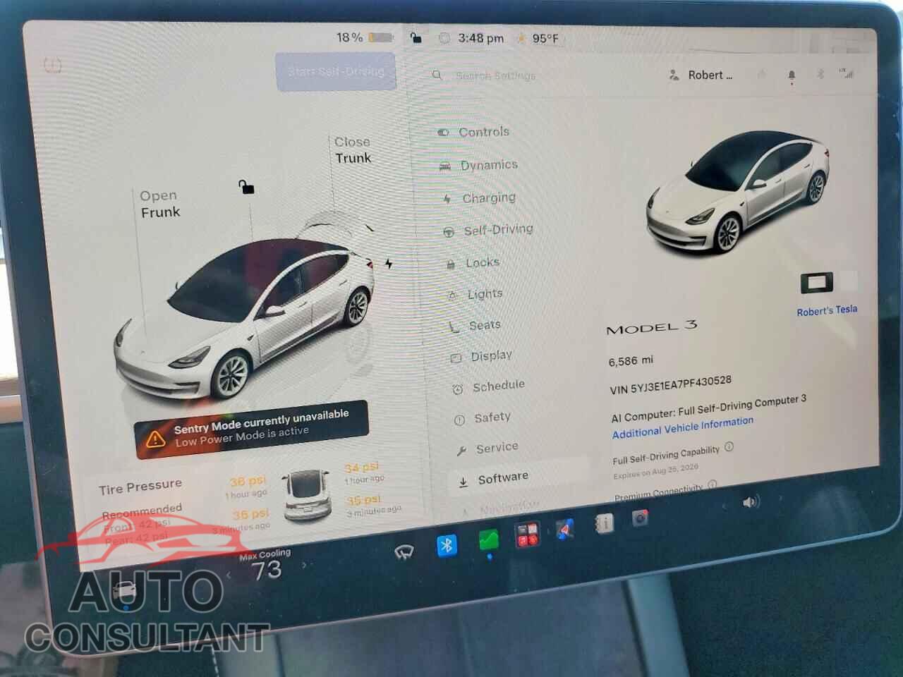 TESLA MODEL 3 2023 - 5YJ3E1EA7PF430528