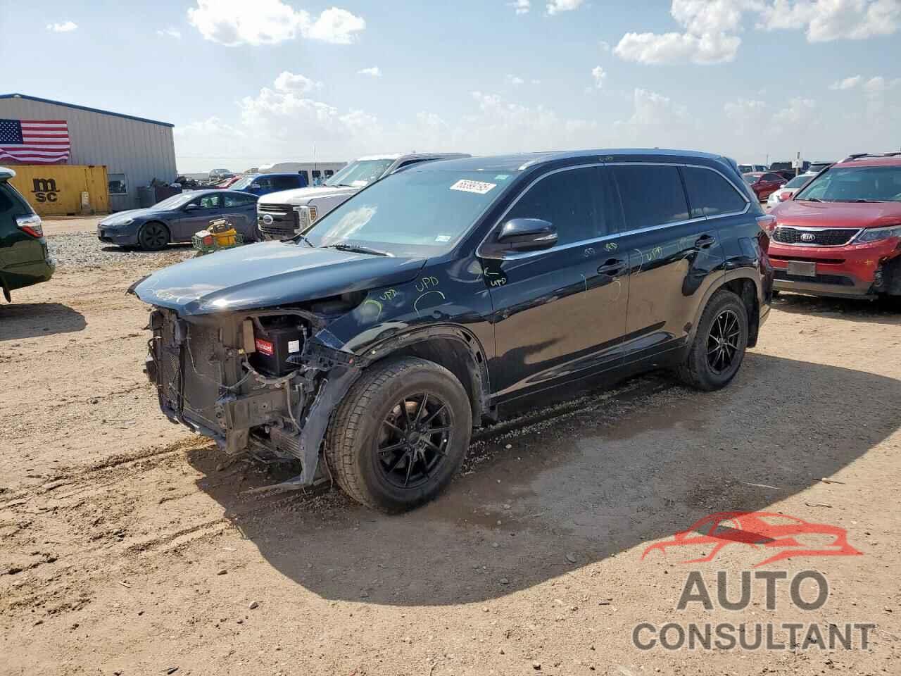 TOYOTA HIGHLANDER 2015 - 5TDJKRFH7FS106242